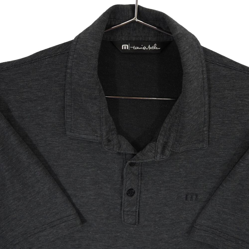 Travis Mathew Charcoal Polo Shirt